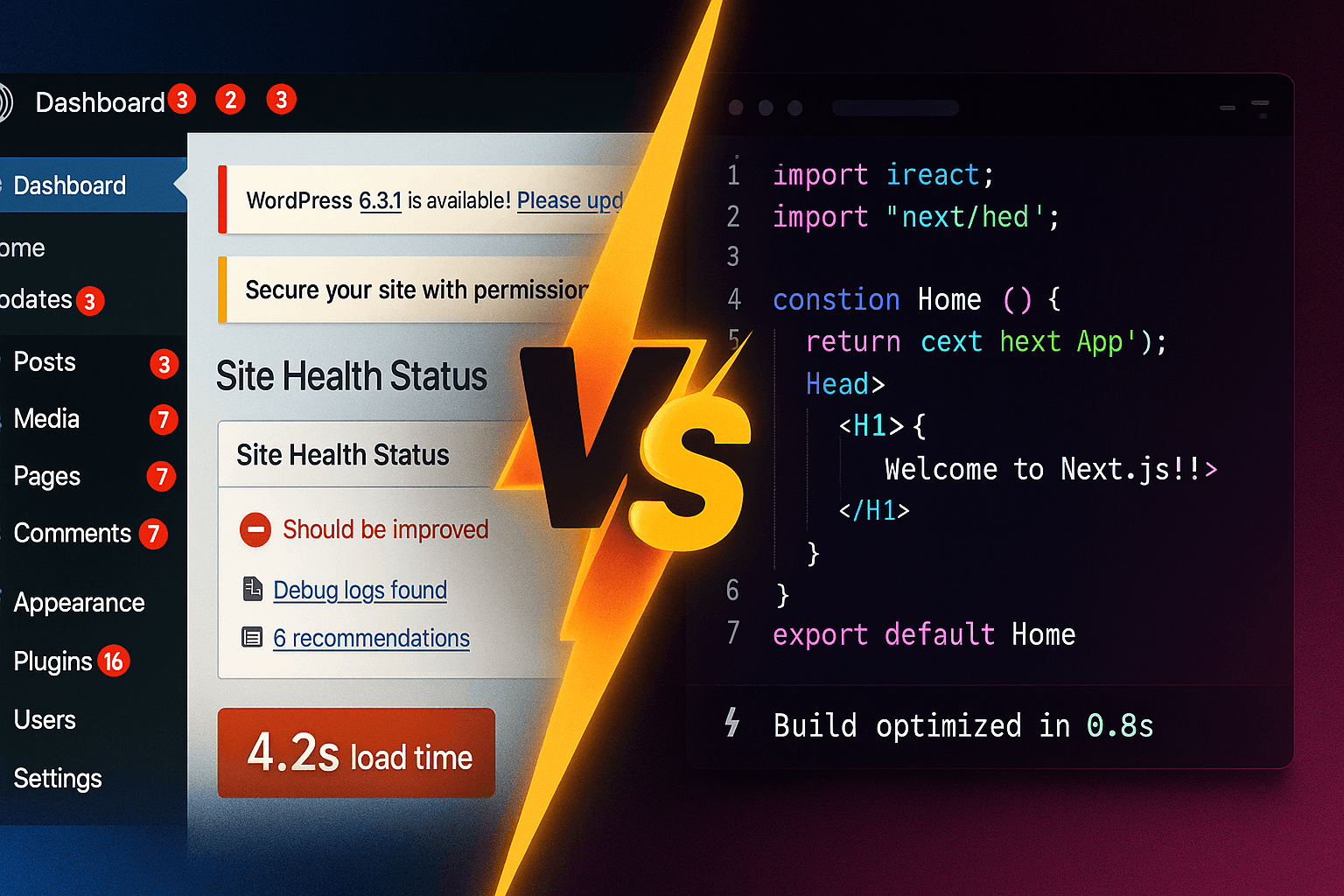 Why We Ditched WordPress for Next.js (And Your Business Should Too)