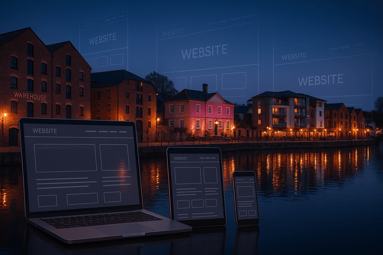 Web Design Exeter - Expert web design agency at Exeter Quayside creating fast, mobile-first websites for Devon businesses