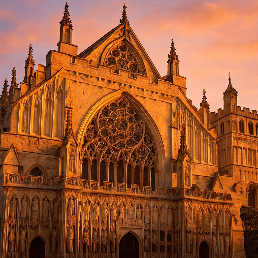 Exeter Cathedral - Historic heart of Exeter city