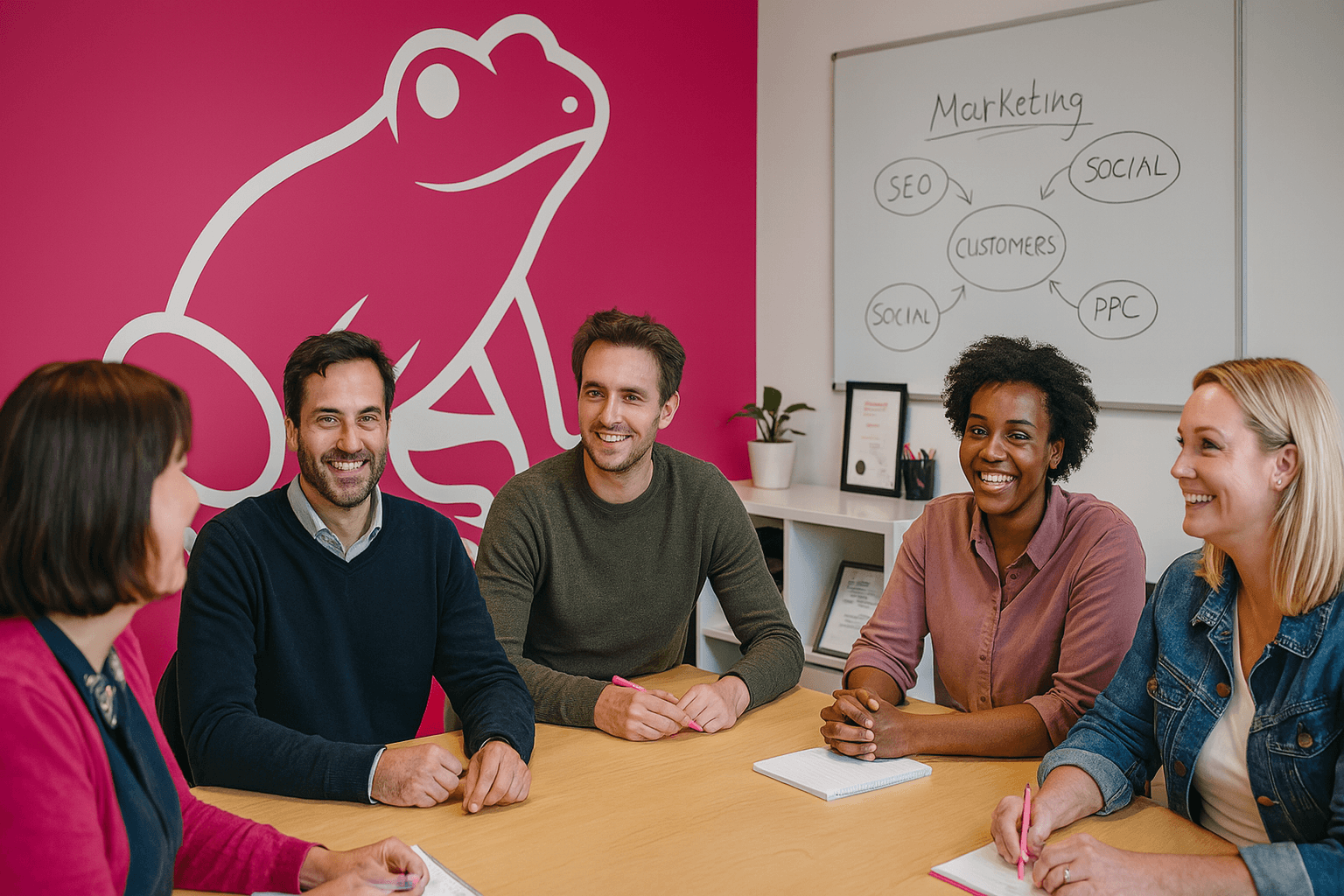 Collaborative digital marketing approach for Devon SMEs Modern digital marketing team collaboration for Exeter businesses
