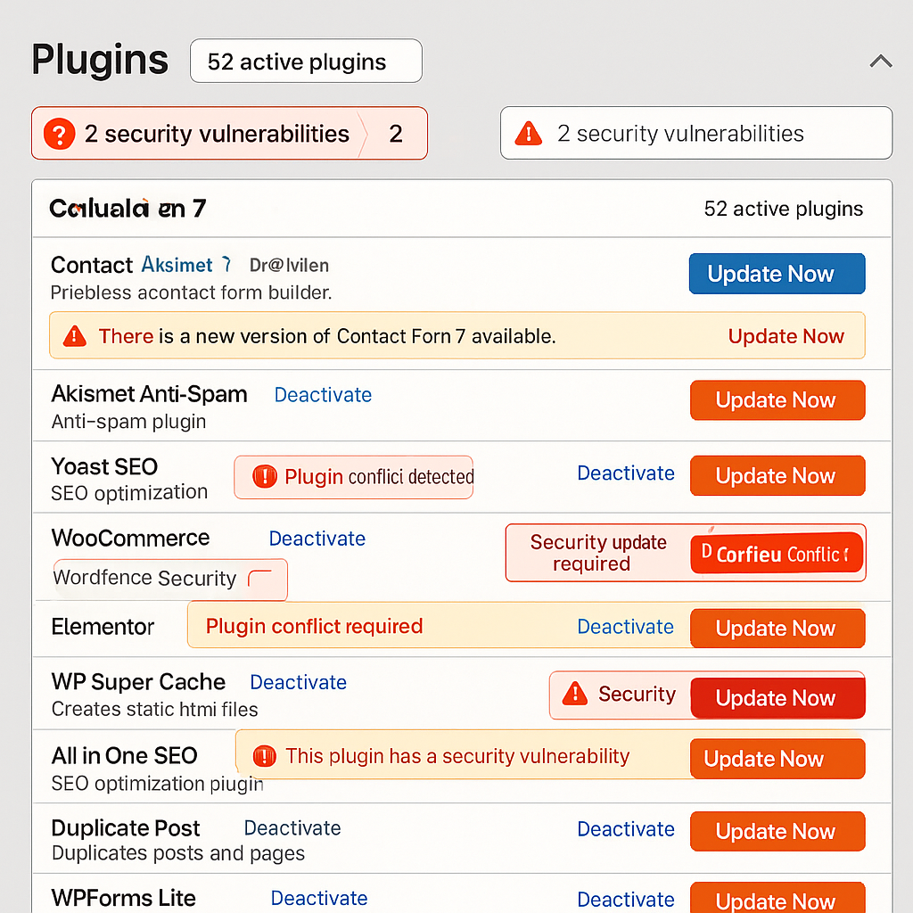 WordPress Plugin Chaos